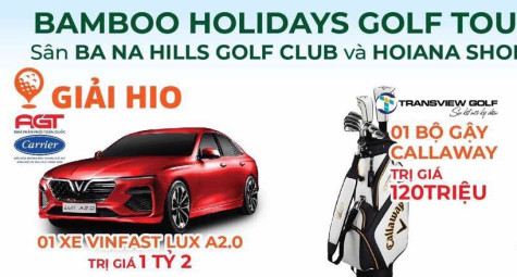 100 golf thủ tranh tài tại Bamboo Holidays Golf Tournament