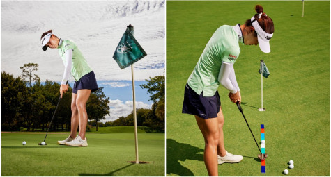 Tập putt bóng chuẩn cùng Lydia Ko