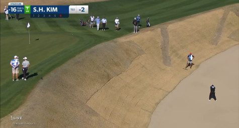 The infamous 'monster' bunker made S.H. Kim has triple bogey