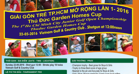 Giải golf trẻ vô địch TP.HCM mở rộng lần thứ nhất