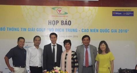 Hơn 100 golf thủ tham dự giải Vô địch golf Trung – Cao niên Quốc gia 2016