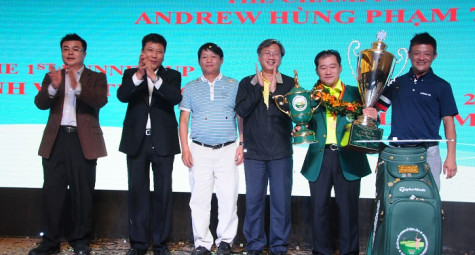 Golf thủ Andrew Hùng Phạm giành chức vô địch giải golf TP.HCM mở rộng 2016