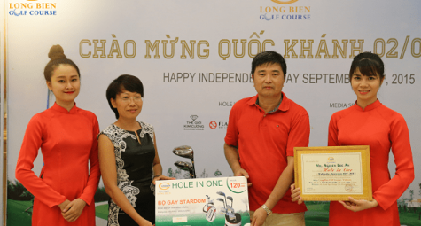 Sân golf Long Biên tổ chức thành công sự kiện “Chào mừng Quốc khánh 02/9/2015”