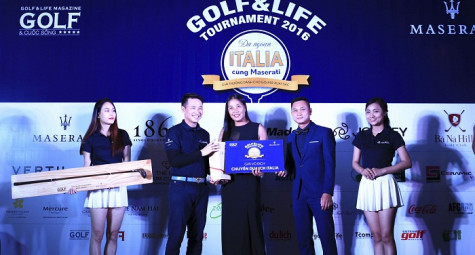 Golf & life tournament 2016 tại miền trung tay golf nữ đầu tiên giành vé đi ý cùng maserati