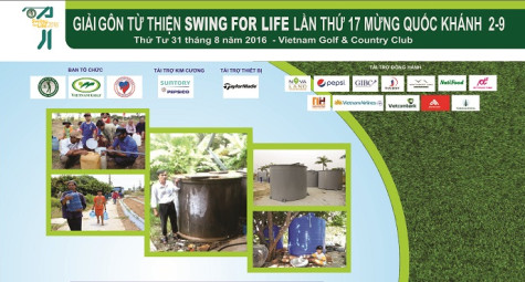 Giải từ thiện "Swing for life" mừng ngày Quốc khánh