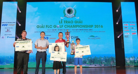 Golfer 12 tuổi giành chức vô địch bảng B tại giải FLC Golf Championship 2016.