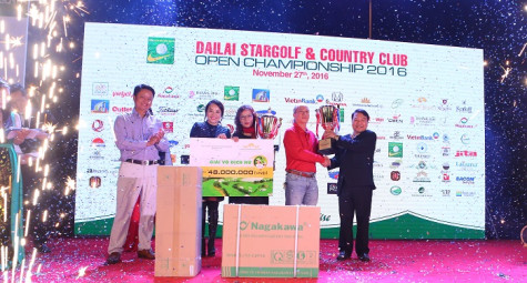 Giải Vô địch CLB Sân golf Ngôi sao Đại Lải Mở rộng lần thứ 6 kết thúc tốt đẹp