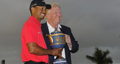 Tiger Woods chơi golf cùng Tân Tổng thống Mỹ Donald Trump