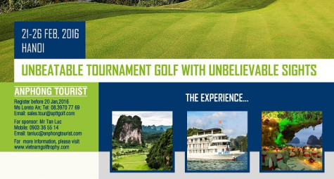 Chính thức khởi tranh  giải Vietnam Golf Trophy 2016 lần thứ nhất