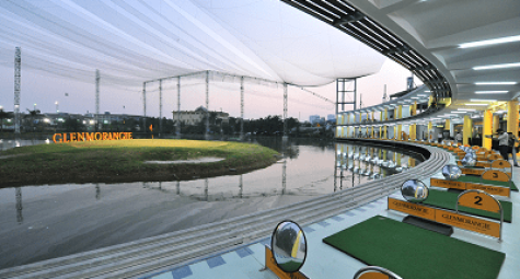Khai trương sân tập golf Cảnh Hồ