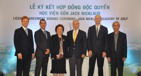 Tập đoàn BRG mở học viện Golf Jack Nicklaus tại Việt Nam.