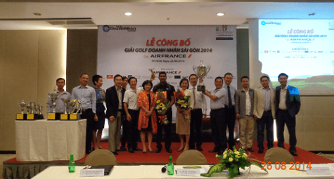 Giải golf Doanh Nhân Sài gòn 2014 - Cúp AirFrance