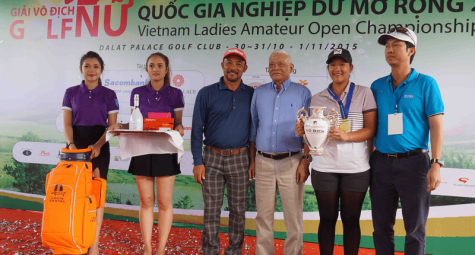 Golfer Nguyễn Thảo My bảo vệ thành công danh hiệu Vô địch Nữ Quốc Gia Mở Rộng 2015