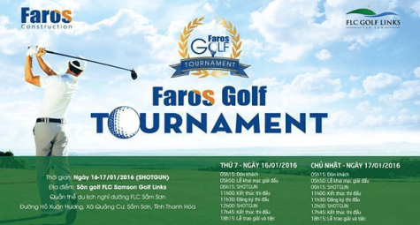 Faros Golf Tournament: 25 tỷ đồng đang chờ đón gôn thủ