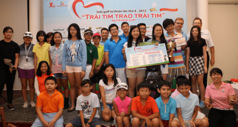 268 triệu đồng được quyên góp từ giải golf từ thiện "Trái tim trao trái tim"