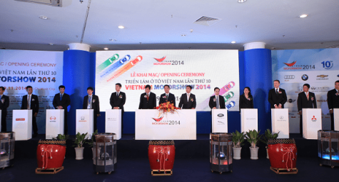 Khai mạc triển lãm ôtô Việt Nam 2014