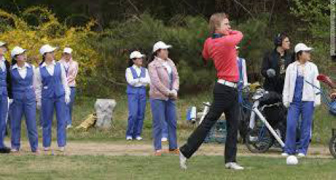 Quảng cáo golf lần đầu tiên xuất hiện ở Triều Tiên