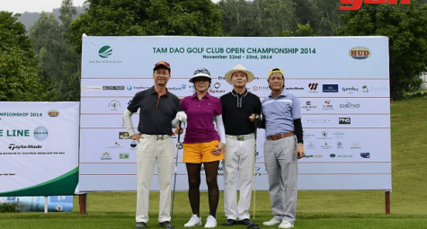 576 golf thủ tranh tài tại giải Vô địch CLB sân golf Tam Đảo Mở Rộng 2015