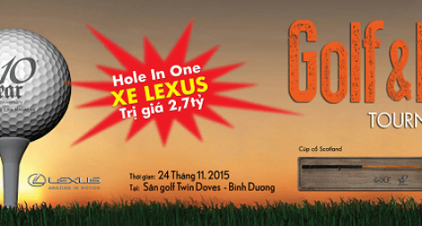 Giải golf kỷ niệm 10 năm tạp chí Golf & Life tại miền Nam