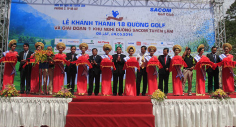 Lễ khánh thành 18 đường golf và giai đoạn 1 Sacom Golf Club