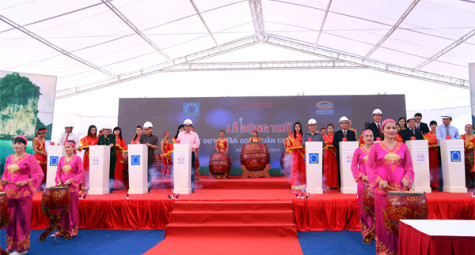 Lễ động thổ xây dựng dự án sân Golf Tuần Châu