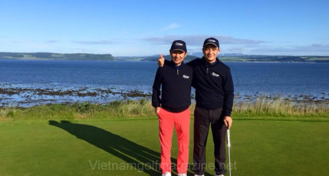 Trần Bình Quang Huy - golf thủ xuất sắc đại diện cho việt nam tham dự giải Scottish Open
