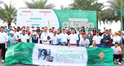750 triệu đồng quyên góp từ giải golf "Swing For The Children's Tet 2017"