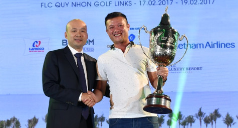 Golfer Trần Thế Cường vô địch giải FLC Golf Championship 2017