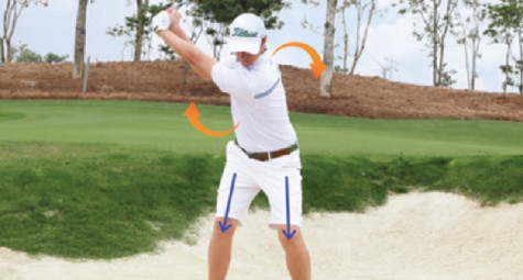 Đánh cát dài trên fairway bunker