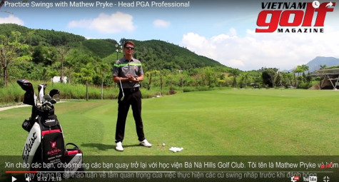 Practice swings with Mathew Pryke - Head PGA Professional