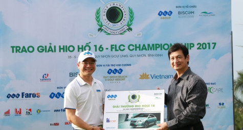 Trao giải HIO cho golfer Trần Phương
