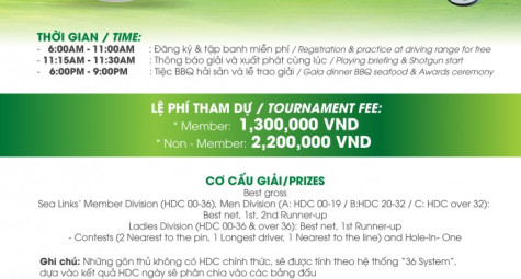 Giải Vô địch CLB Sea Links Mở rộng 2017