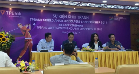 Họp báo giải TPBank World Amateur Golfers Championship 2017