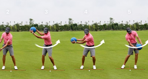 Dồn lực backswing vs. downswing