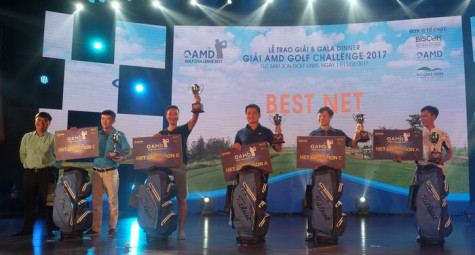 Ngày 2 AMD GOLF CHALLENGE 2017: Golfer Thái Trung Hiếu nhất Bảng A