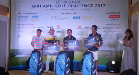 AMD Golf Challenge 2017: Trao giải lượt đấu tối 12, sáng 13/8