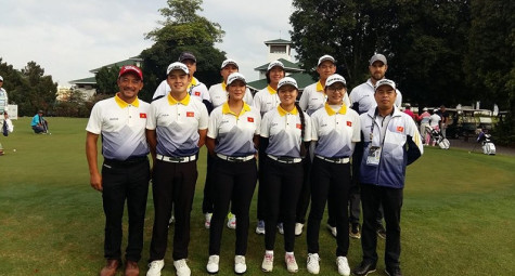 Đội tuyển golf Việt Nam lạc quan trước ngày thi đấu