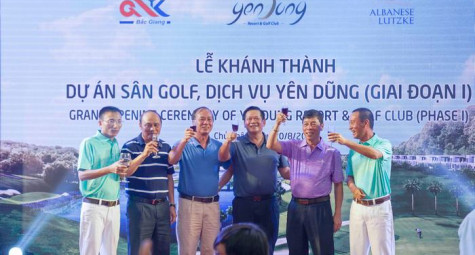 Khánh thành sân golf Yên Dũng
