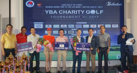 YBA Charity Golf Tournament đóng góp 330 triệu đồng cho quỹ từ thiện