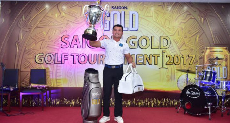 Golfer Thái Trung Hiếu vô địch Saigon Gold Golf Tournament 2017