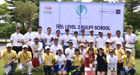 Sẽ có thêm nhiều trọng tài golf sau Khóa đào tạo Luật R&A Level 2 2017