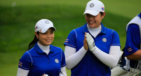 Chị em nhà Jutanugarn đối đầu nhau tại Blue Bay LPGA