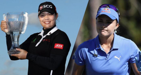 Ariya Jutanugarn vô địch giải LPGA cuối cùng trong mùa sau khi Lexi Thompson hụt cú putt 2-feet ở hố 18
