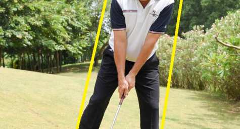 Chơi golf ở địa hình dốc
