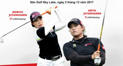 Chị em nhà Jutanugarn đến Việt Nam