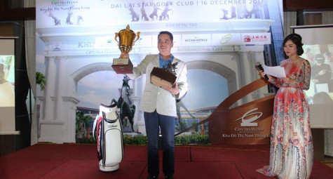 Golfer Nguyễn Tư Minh vô địch giải golf Ciputra Golf Hanoi Championship 2017
