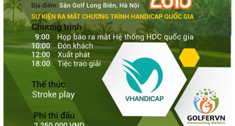 Giải golf “VHandicap Launching Tournament” 2018