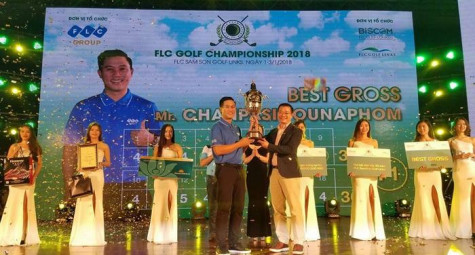Golfer người Lào Chanpasit Ounaphom vô địch FLC Golf Championship 2018