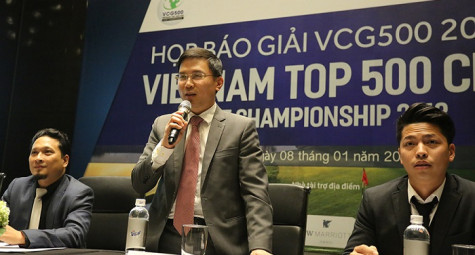 Họp báo giải golf vietnam top 500 ceo golf championship