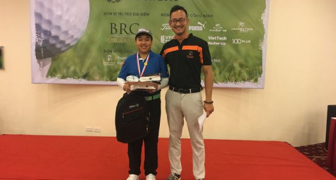 Nguyễn Đặng Minh vô địch vòng đầu tiên của mùa mới Hanoi Junior Tour